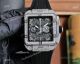 Luxury Copy Hublot Square Bang Unico OS Quartz Watch Baguette Bezel Rose Gold (2)_th.jpg